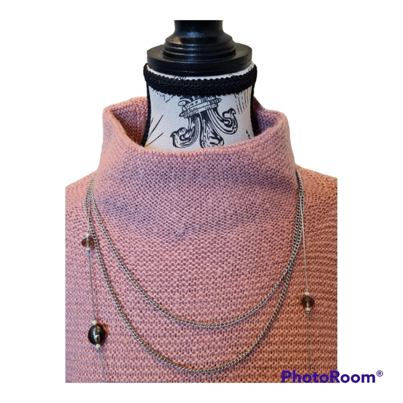 NWT Cloth by RD Colourblock Mock Neck Sweater - Picture 6 of 9